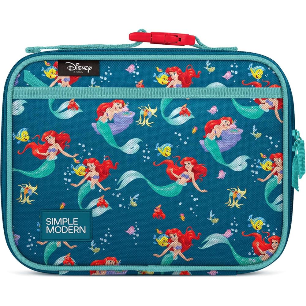 imageSimple Modern Bluey Kids Lunch Box for Toddler  Reusable Insulated Bag for Girls  Meal Containers for School with Exterior and Interior Pockets  Hadley Collection  Bluey SkyDisney Ariels Day Dream