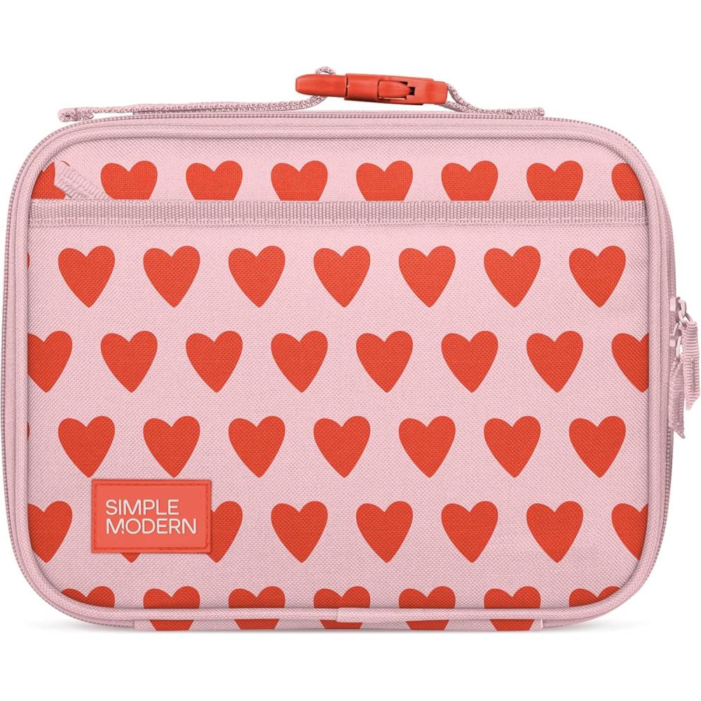 imageSimple Modern Bluey Kids Lunch Box for Toddler Reusable Insulated Bag for Girls Meal Containers for School with Exterior and Interior Pockets Hadley Collection Bluey SkySweetheart