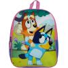 AI ACCESSORY INNOVATIONS Bluey & Bingo Kids Backpack, Elementary School Girls Book Bag with Padded Straps, Purple(Bluey)