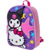 AI ACCESSORY INNOVATIONS Bluey & Bingo Kids Backpack, Elementary School Girls Book Bag with Padded Straps, Purple(Hello Kitty and Kuromi)