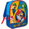 AI ACCESSORY INNOVATIONS Bluey & Bingo Kids Backpack, Elementary School Girls Book Bag with Padded Straps, Purple(Super Mario Brothers)
