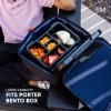 Simple Modern Bluey Kids Lunch Box for Toddler | Reusable Insulated Bag for Girls | Meal Containers for School with Exterior and Interior Pockets | Hadley Collection | Bluey Sky(-Sweetheart)