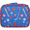 Simple Modern Bluey Kids Lunch Box for Toddler | Reusable Insulated Bag for Girls | Meal Containers for School with Exterior and Interior Pockets | Hadley Collection | Bluey Sky(-Sports Balls)