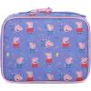 Simple Modern Bluey Kids Lunch Box for Toddler | Reusable Insulated Bag for Girls | Meal Containers for School with Exterior and Interior Pockets | Hadley Collection | Bluey Sky(Peppa Pig: Bubbles)