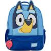 Bluey Kids Backpack, 16 Inch School Bag with 3D Features, Blue
