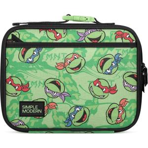 Simple Modern Bluey Kids Lunch Box for Toddler | Reusable Insulated Bag for Girls | Meal Containers for School with Exterior and Interior Pockets | Hadley Collection | Bluey Sky(TMNT: Mutant Ooze)
