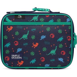 Simple Modern Bluey Kids Lunch Box for Toddler | Reusable Insulated Bag for Girls | Meal Containers for School with Exterior and Interior Pockets | Hadley Collection | Bluey Sky(Jurassic Dinosaur Roar)