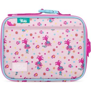 Simple Modern Bluey Kids Lunch Box for Toddler | Reusable Insulated Bag for Girls | Meal Containers for School with Exterior and Interior Pockets | Hadley Collection | Bluey Sky(Trolls: Poppy Mashup)