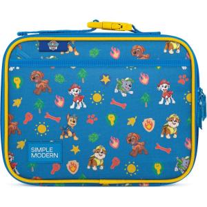 Simple Modern Bluey Kids Lunch Box for Toddler | Reusable Insulated Bag for Girls | Meal Containers for School with Exterior and Interior Pockets | Hadley Collection | Bluey Sky(Paw Patrol: Outdoor Adventures)