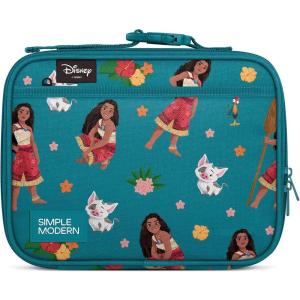Simple Modern Bluey Kids Lunch Box for Toddler | Reusable Insulated Bag for Girls | Meal Containers for School with Exterior and Interior Pockets | Hadley Collection | Bluey Sky(Disney: Moana Oceana)
