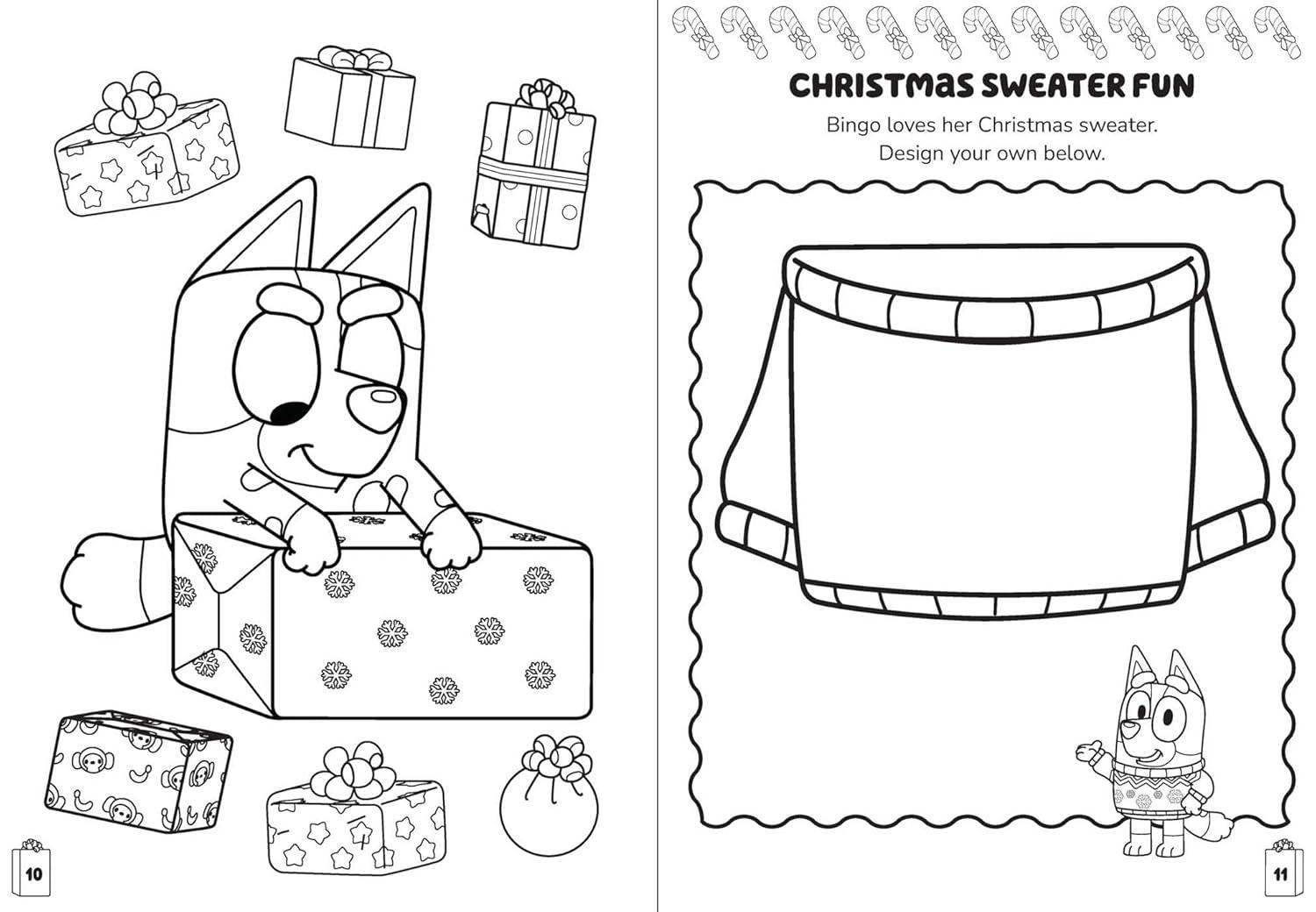 imageBluey Colortivity Hooray Christmas Color amp Activity with Twistable Crayons