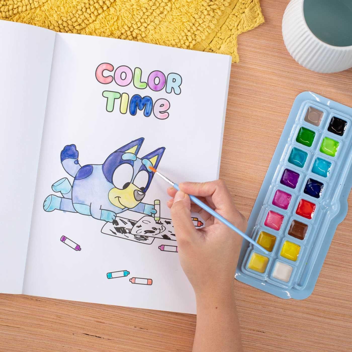 imageBluey Colortivity Paint Party Color amp Activity with Paint