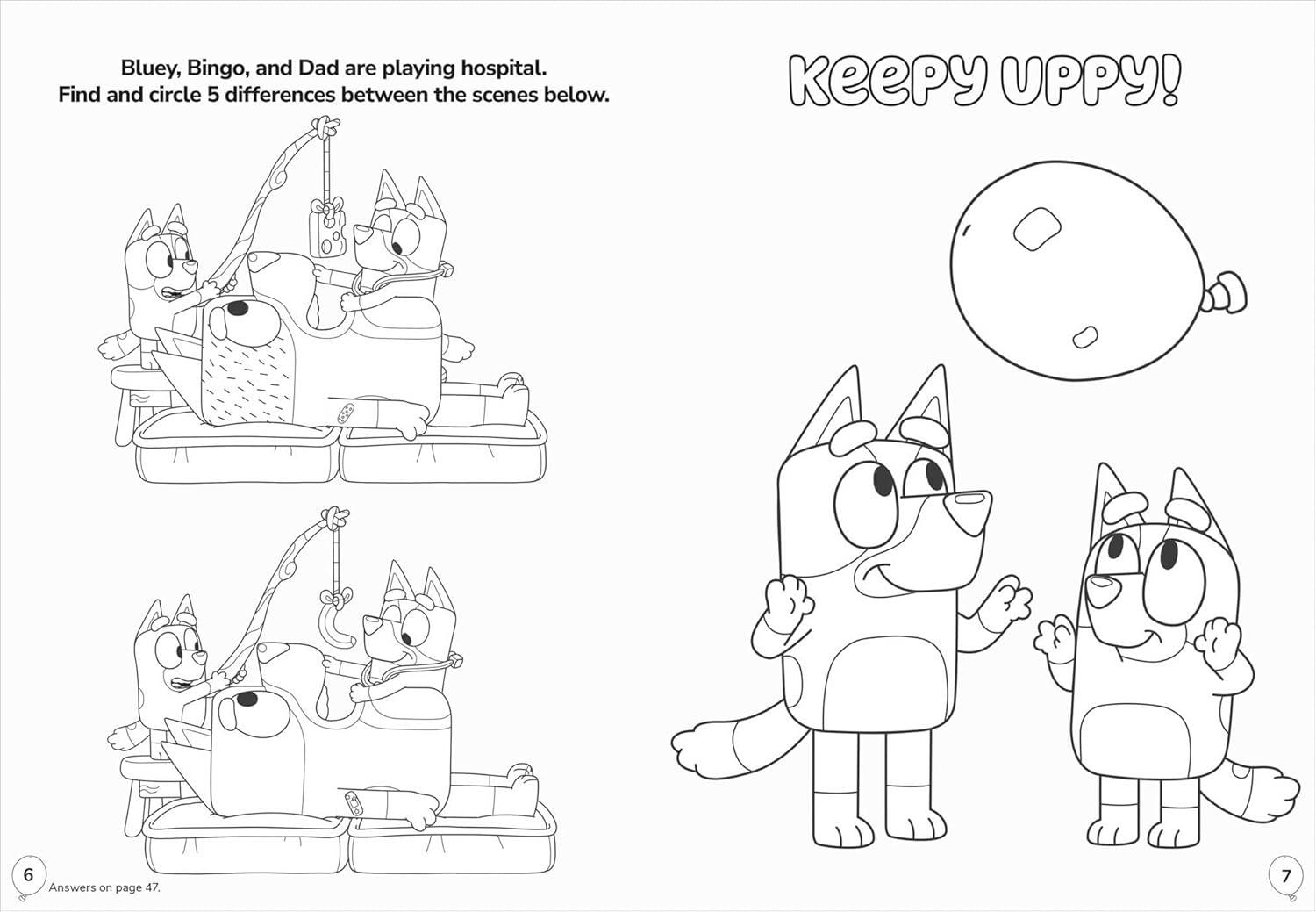 imageBluey Colortivity Playtime with Bluey Color amp Activity with Crayons