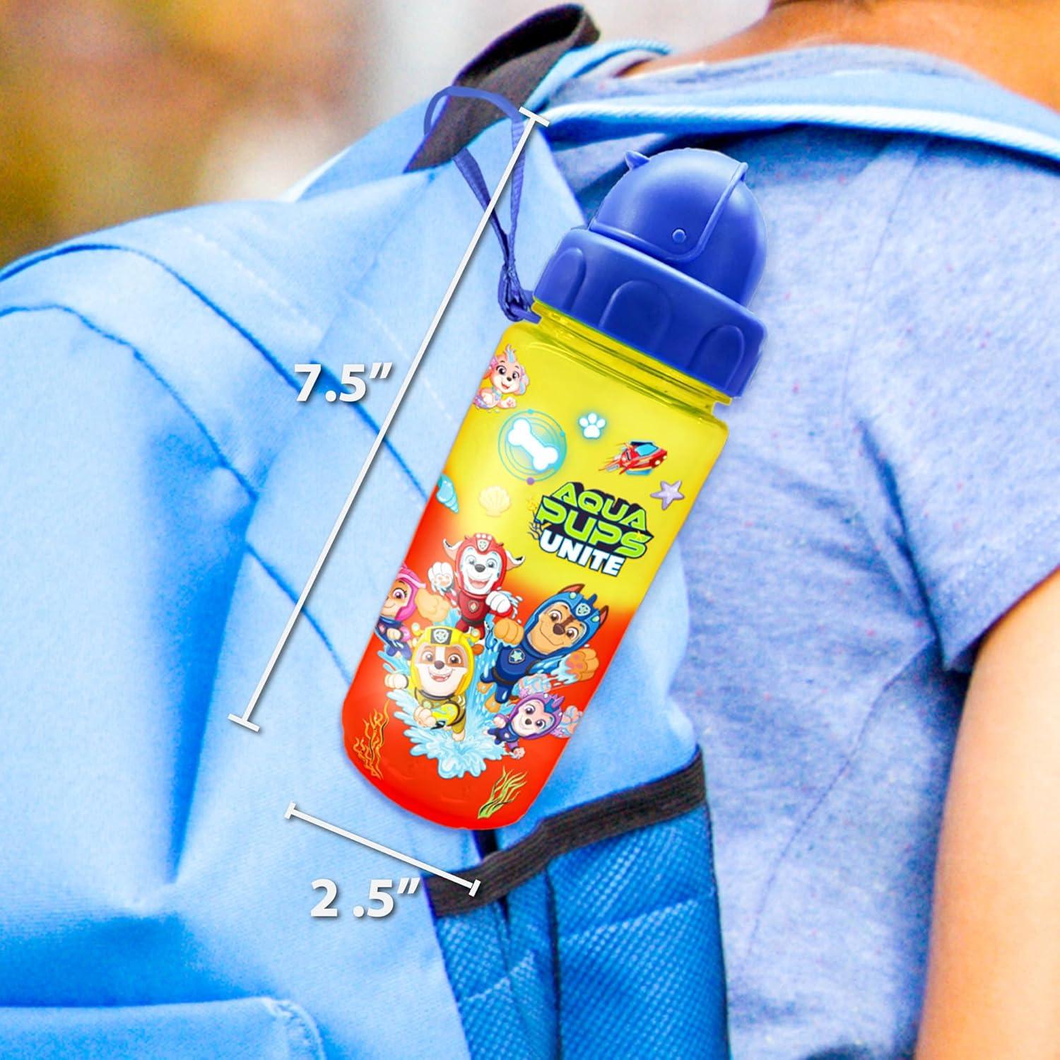 imageBluey Decorate Your Own Water Bottle Repositionable Stickers Great For Bluey Birthday Parties Summer Sports and More Reusable BPAFree Water Bottle for Kids Ages 3 4 5 6Paw Patrol