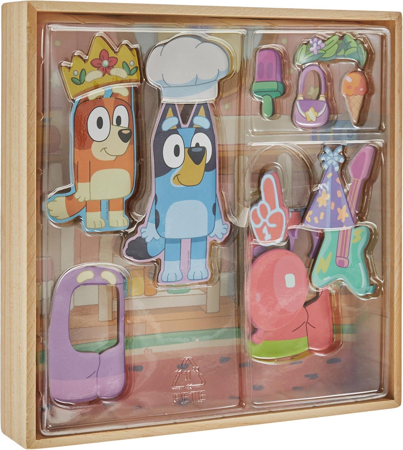 imageBluey Magnetic Playset Magnet Activity Toys Great Birthday Parties atHome Activities or ScreenFree Fun Perfect Travel or Road Trip Hours of Fun for Kids Ages 3456MulticolorMedium214618Bluey House Playset