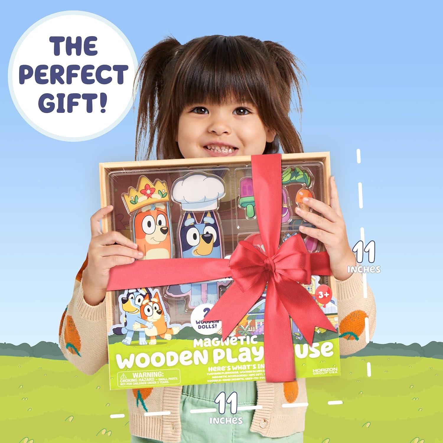 imageBluey Magnetic Playset Magnet Activity Toys Great Birthday Parties atHome Activities or ScreenFree Fun Perfect Travel or Road Trip Hours of Fun for Kids Ages 3456MulticolorMedium214618Bluey House Playset