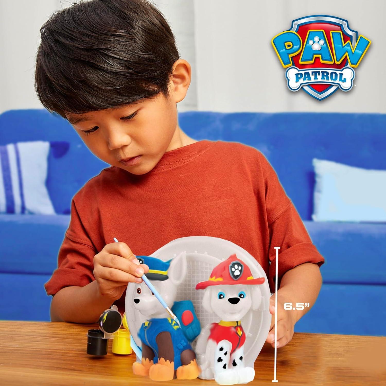 imageBluey Paint Your Own LightUp Figurine Bingo Night Light Toys for Kids Playset Party Decorations Game for Kids Ages 3 SmallPaw Patrol Light Up Figurine