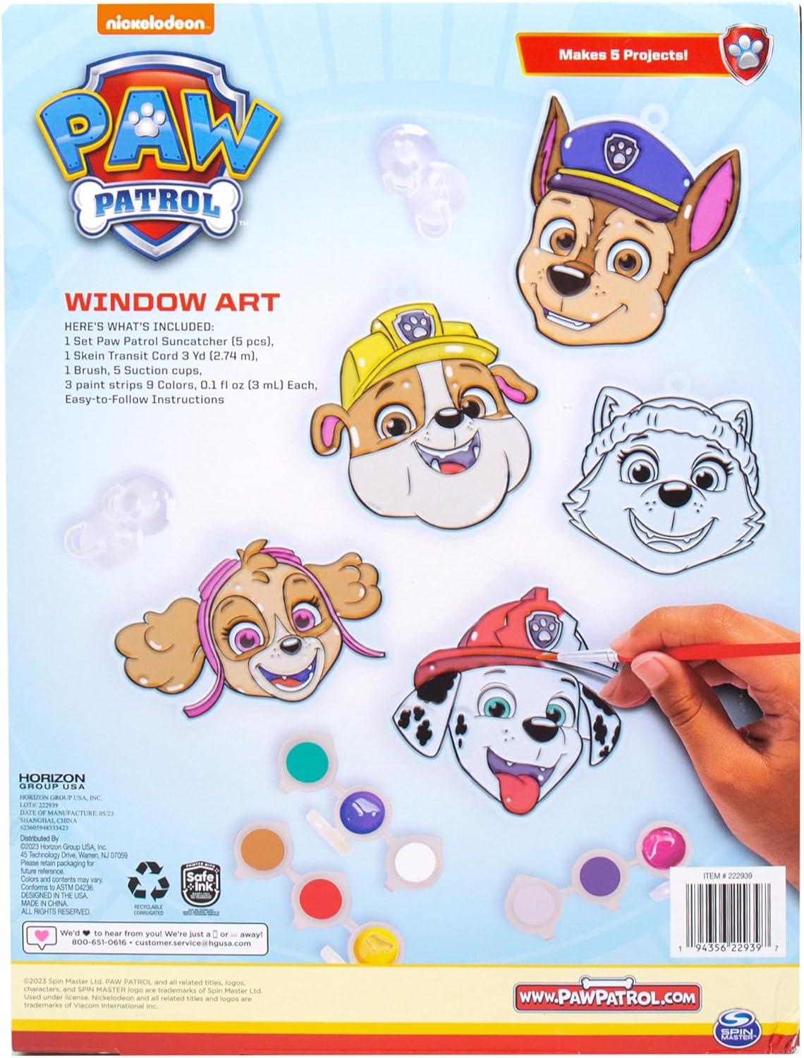 imageBluey Window Art Suncatchers Kit for Kids to Paint Great atHome Craft Activity or Birthday Party Idea Toys for Ages 3 4 5 6Paw Patrol
