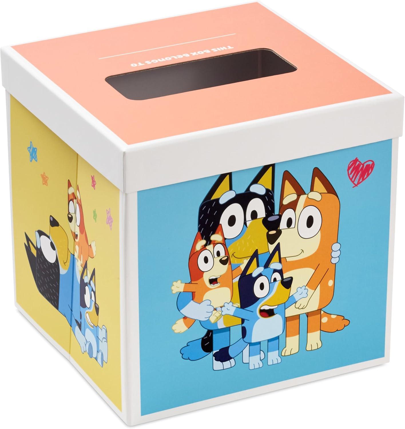 imageHallmark Bluey Kids Birthday Card with Sound and Light Happiest Day Ever for Son Daughter GrandchildBluey Valentines Day