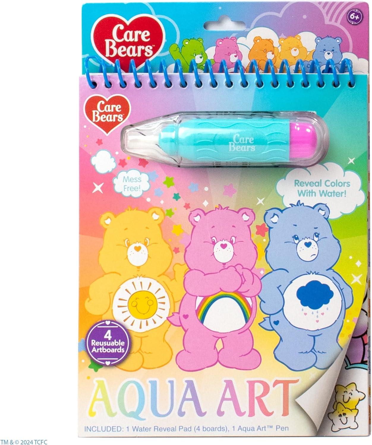 imageHorizon Group USA Bluey Aqua Art Reusable Water Reveal Activity Pages With Water Pen for NoMess Drawing and ColoringCare Bears