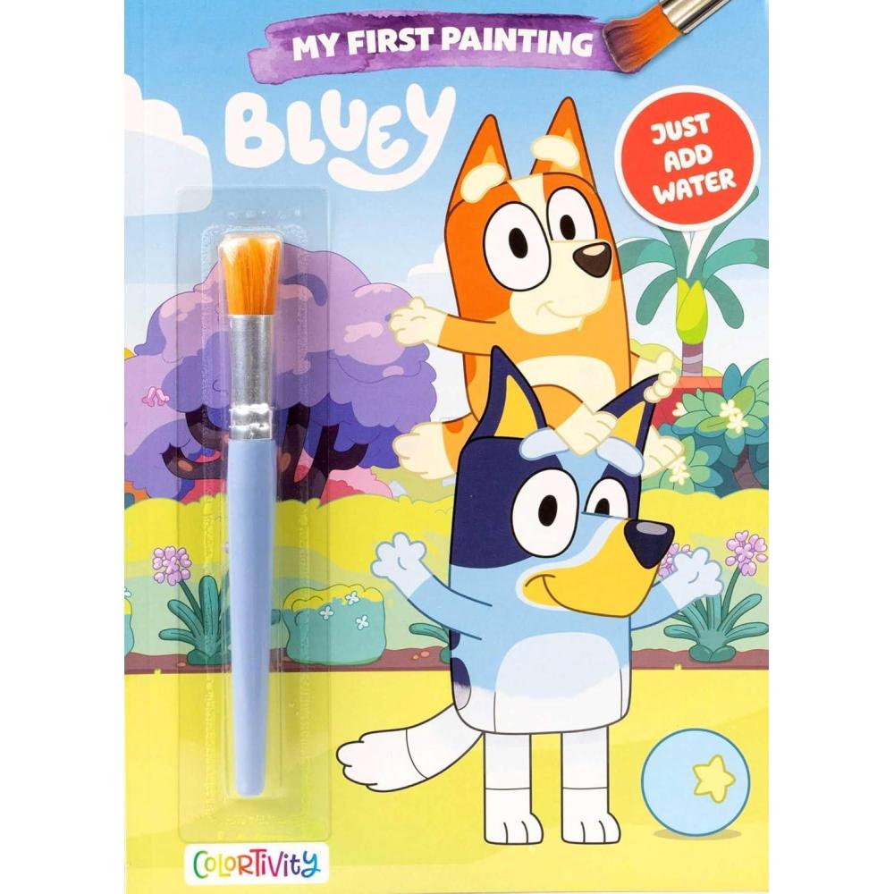imageBluey Colortivity My First Painting Color amp Activity with Paint