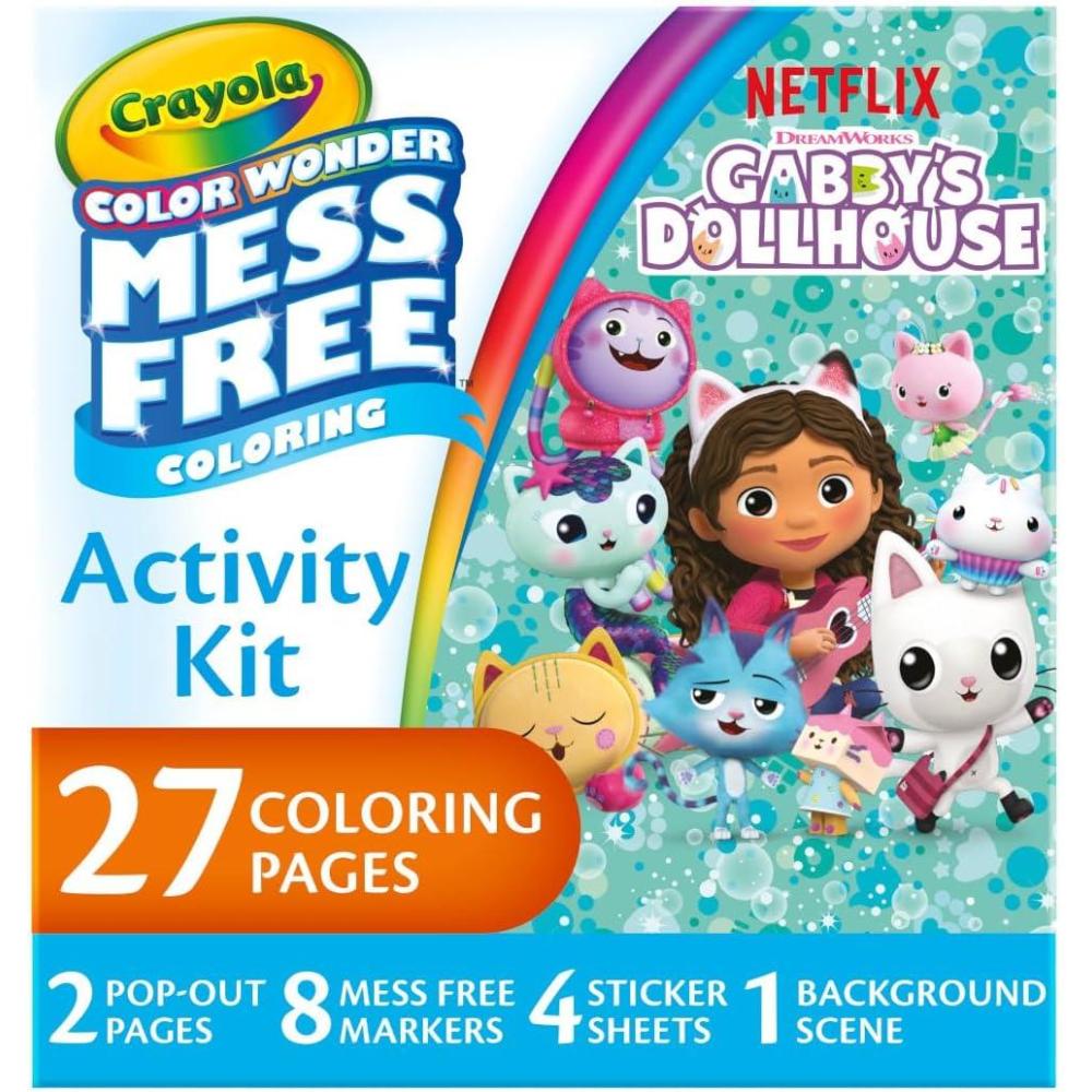 imageCrayola Color Wonder Bluey Activity Kit Mess Free Coloring for Toddlers Gifts for Kids Art Set for Kids Plane Essential Bluey Toys 3Gabbys Dollhouse