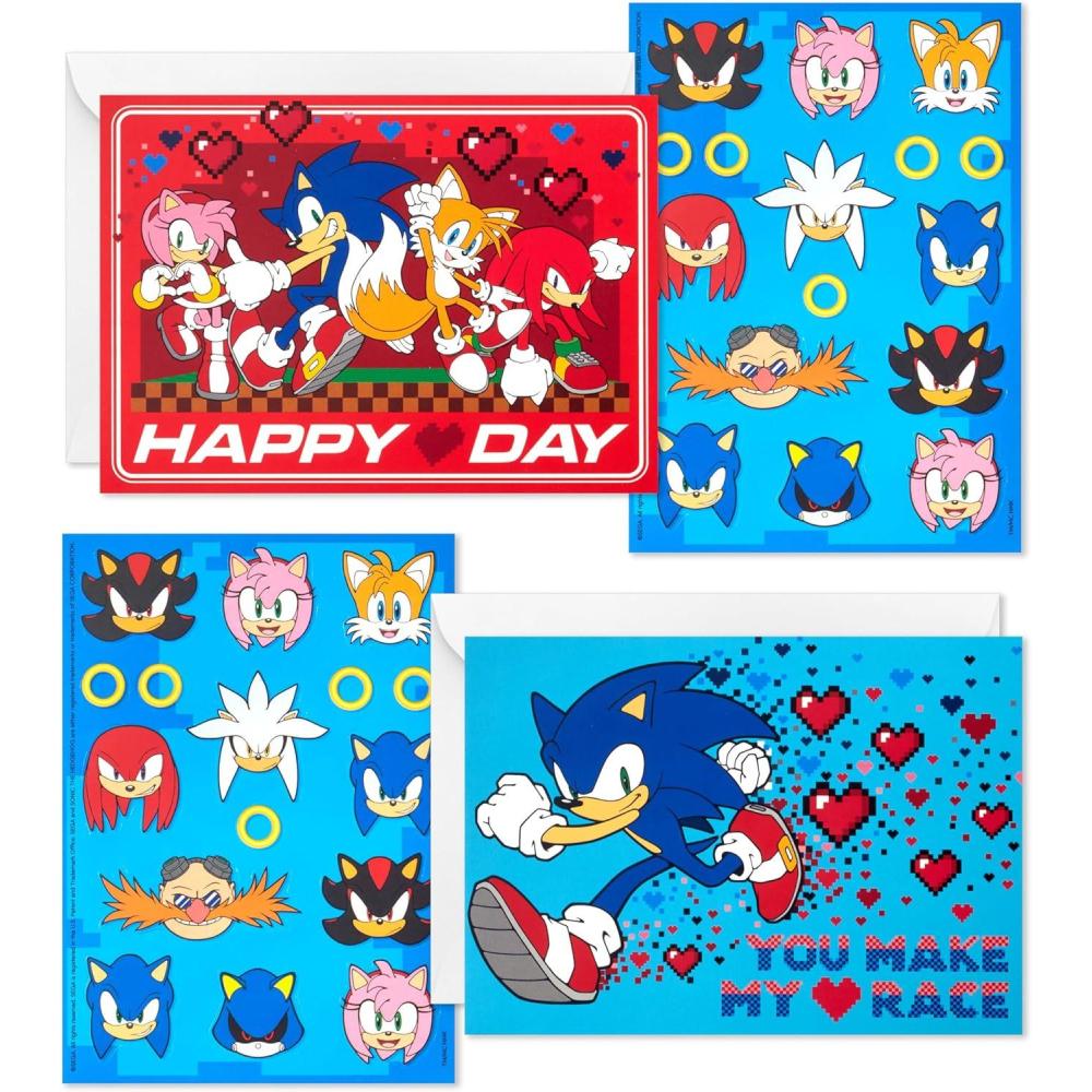 imageHallmark Paper Wonder Bluey Pop Up Card for Kids Birthdays Back to School EncouragementSonic the Hedgehog