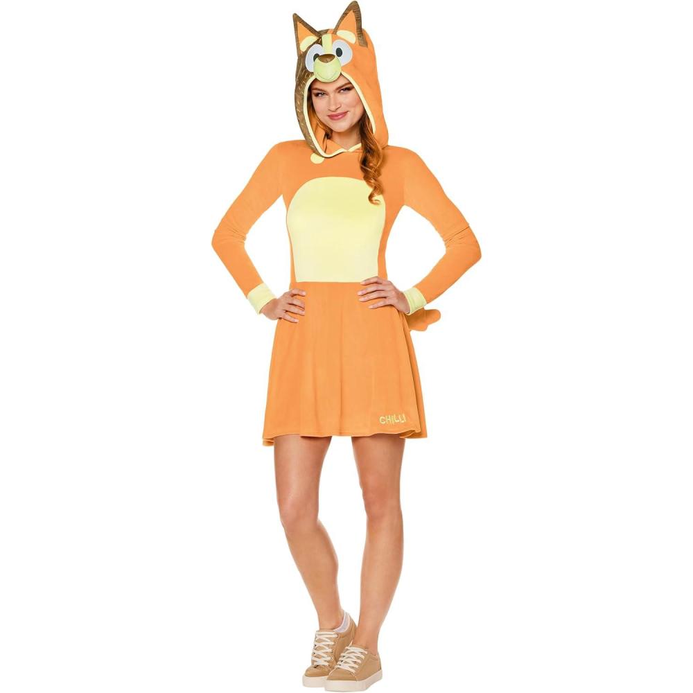 imageSpirit Halloween Bluey Adult Chilli Dress Costume Officially Licensed Perfect for Group Costumes