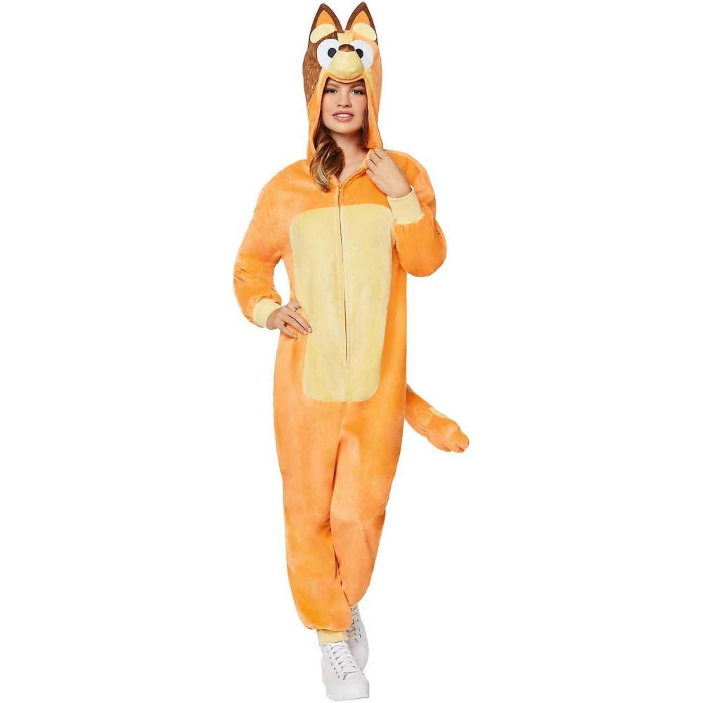 imageSpirit Halloween Bluey Adult Chilli Jumpsuit Costume Officially Licensed Bluey Halloween CostumesMulticolor
