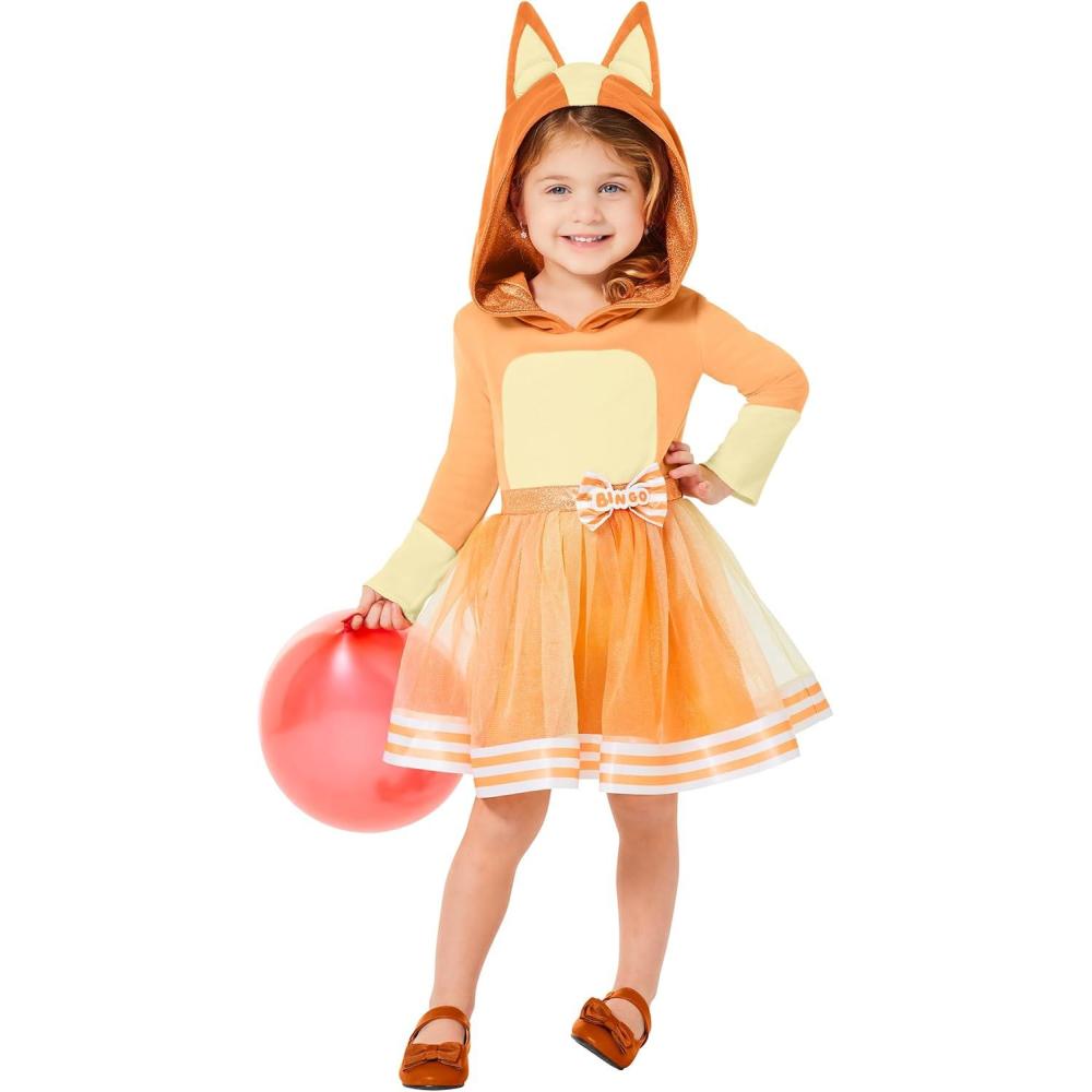 imageSpirit Halloween Bluey Toddler Girls Bingo Costume Officially Licensed Easy Costumes