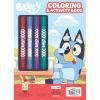 Bluey Coloring Book Includes Stamper Markers and Stickers, Coloring Fun with Bluey and Friends, Creative Kids Activity Book for Girls and Boys Ages 4+