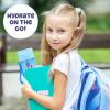 Bluey Decorate Your Own Water Bottle, Repositionable Stickers, Great For Bluey Birthday Parties, Summer Sports, and More, Reusable BPA-Free Water Bottle for Kids Ages 3, 4, 5, 6(Bluey)