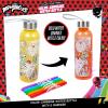 Bluey Decorate Your Own Water Bottle, Repositionable Stickers, Great For Bluey Birthday Parties, Summer Sports, and More, Reusable BPA-Free Water Bottle for Kids Ages 3, 4, 5, 6(Miraculous)