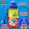 Bluey Decorate Your Own Water Bottle, Repositionable Stickers, Great For Bluey Birthday Parties, Summer Sports, and More, Reusable BPA-Free Water Bottle for Kids Ages 3, 4, 5, 6(Paw Patrol)