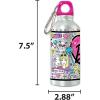 Bluey Decorate Your Own Water Bottle, Repositionable Stickers, Great For Bluey Birthday Parties, Summer Sports, and More, Reusable BPA-Free Water Bottle for Kids Ages 3, 4, 5, 6(Barbie)