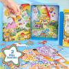 Bluey Magnetic Playset, Magnet Activity Toys, Great Birthday Parties, at-Home Activities, or Screen-Free Fun, Perfect Travel or Road Trip, Hours of Fun for Kids Ages 3,4,5,6,Multicolor,Medium,214618(Rainbow Brite)