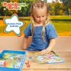 Bluey Magnetic Playset, Magnet Activity Toys, Great Birthday Parties, at-Home Activities, or Screen-Free Fun, Perfect Travel or Road Trip, Hours of Fun for Kids Ages 3,4,5,6,Multicolor,Medium,214618(Rainbow Brite)