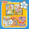 Bluey Magnetic Playset, Magnet Activity Toys, Great Birthday Parties, at-Home Activities, or Screen-Free Fun, Perfect Travel or Road Trip, Hours of Fun for Kids Ages 3,4,5,6,Multicolor,Medium,214618(Rainbow Brite)
