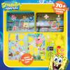 Bluey Magnetic Playset, Magnet Activity Toys, Great Birthday Parties, at-Home Activities, or Screen-Free Fun, Perfect Travel or Road Trip, Hours of Fun for Kids Ages 3,4,5,6,Multicolor,Medium,214618(Spongebob)