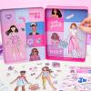 Bluey Magnetic Playset, Magnet Activity Toys, Great Birthday Parties, at-Home Activities, or Screen-Free Fun, Perfect Travel or Road Trip, Hours of Fun for Kids Ages 3,4,5,6,Multicolor,Medium,214618(Barbie)