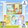 Bluey Magnetic Playset, Magnet Activity Toys, Great Birthday Parties, at-Home Activities, or Screen-Free Fun, Perfect Travel or Road Trip, Hours of Fun for Kids Ages 3,4,5,6,Multicolor,Medium,214618(Bluey Magnetic Playset)