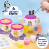Bluey Paint Your Own Light-Up Figurine, Bingo Night Light, Toys for Kids, Playset, Party Decorations, Game, for Kids Ages 3+, Small(Bluey Tea Set)