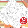 Crayola Bluey Color & Sticker Activity, Bluey Coloring Book, 32 Coloring Pages, Gift for Kids, Ages 3, 4, 5, 6