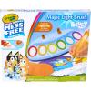 Crayola Magic Light Up Bluey Stamper Art Set, Toddler Mess Free Coloring & Stamping Kit, Essential Easter Basket Stuffer for Kids, Bluey Toys, Gifts for Ages 3, 4, 5(Bluey Magic Light Brush)