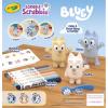 Crayola Scribble Scrubbies Deluxe Bluey Playset (3ct), Toddler Arts & Crafts Kit, Washable Stickers, Bluey Toys, Gift for Girls & Boys, Ages 3+(Deluxe)