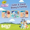 Crayola Scribble Scrubbies Deluxe Bluey Playset (3ct), Toddler Arts & Crafts Kit, Washable Stickers, Bluey Toys, Gift for Girls & Boys, Ages 3+(Poolside Playset)