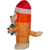 Gemmy Bingo Halloween Inflatable, 3.5 Ft Tall Lighted Bingo in Witch Costume Yard Decoration, Bluey Outdoor Decor with Stakes and Tethers(Bingo Christmas)