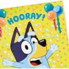 Hallmark Bluey Kids Birthday Card with Sound and Light (Happiest Day Ever) for Son, Daughter, Grandchild(Bluey Birthday)