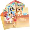 Hallmark Bluey Kids Birthday Card with Sound and Light (Happiest Day Ever) for Son, Daughter, Grandchild(Bluey Birthday)