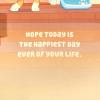Hallmark Bluey Kids Birthday Card with Sound and Light (Happiest Day Ever) for Son, Daughter, Grandchild(Bluey Birthday)